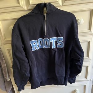 ROOTS quarter zip vintage